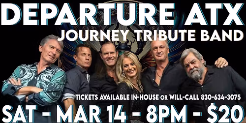 DepartureATX - Journey Tribute Band @ Gravity Check!