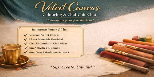 Chai, Canvas & Chit-Chat: A Therapeutic Unwinding Workshop