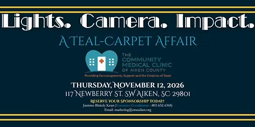 Lights. Camera. Impact. A Teal-Carpet Event