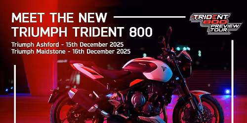 View the Trident 800 at Triumph Maidstone