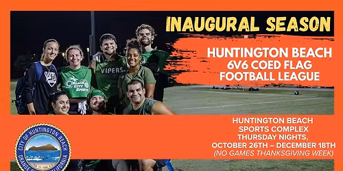 \ud83c\udfc8 Thursday Night Grass Football \u2013 NEW ADULT LEAGUE in Huntington Beach!