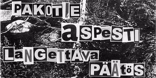 T\u00e4\u00e4 ei oo taidetta, t\u00e4\u00e4 on punkkia HELSINKI-P\u00c4IV\u00c4