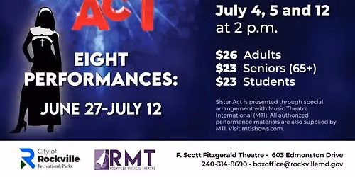 Rockville Musical Theatre presents "Sister Act"