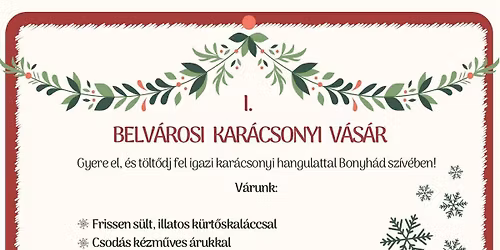 I. Belv\u00e1rosi Kar\u00e1csonyi V\u00e1s\u00e1r