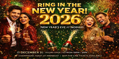 Naughty NYE at Nomad 2026