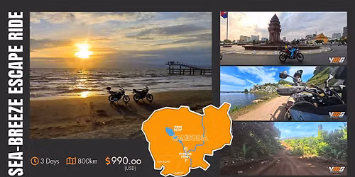 Sea Breeze Escape Ride - Cambodia VMS Motorcycle Tours