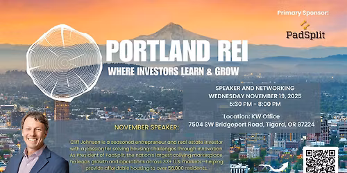 Portland REI November Meetup: Cliff Johnson