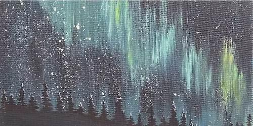 Northern Aurora Lights Painting Class