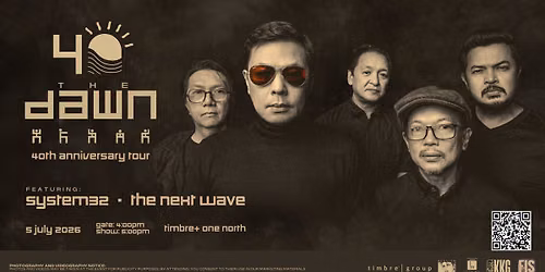 THE DAWN Live in Sg2026