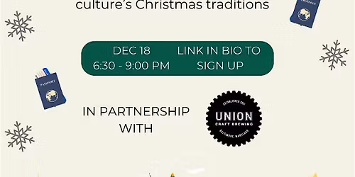 Christmas From Around the World at Union Craft Brewing