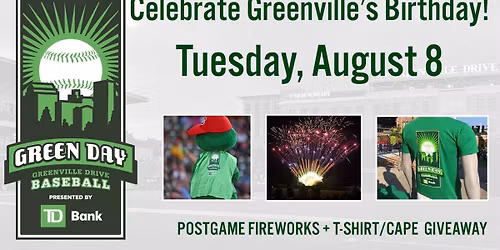 Greenville Drive at Greensboro Grasshoppers
