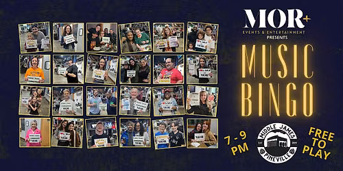 MOR+ Music Bingo @ Middle James Brewing - Pineville