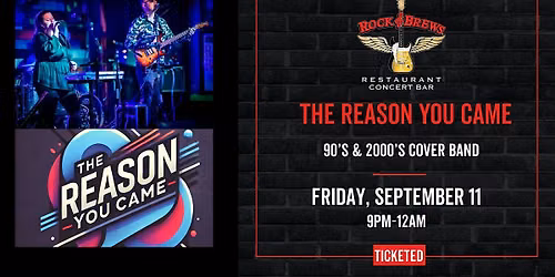 THE REASON YOU CAME - 90s 2000s COVER BAND @ Rock & Brews Royal Oak
