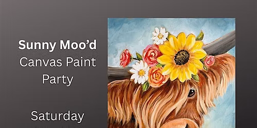 Sunny Moo'd - Canvas Paint Party