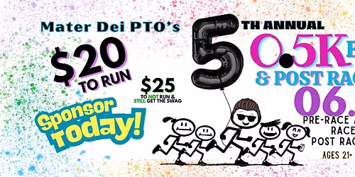 5th Annual 0.5K Fun Run & Post Race Party