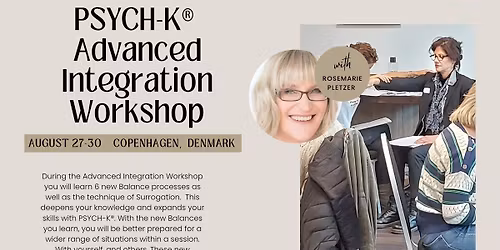 DENMARK PSYCH-K\u00ae Advanced Integration Workshop,