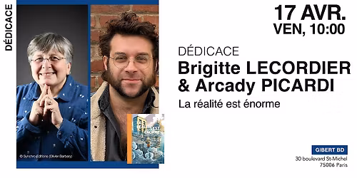 GIBERT avant-premi\u00e8re : Brigitte Lecordier & Arcady Picardi