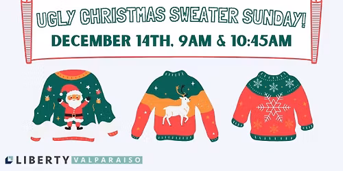 Ugly Christmas Sweater Sunday