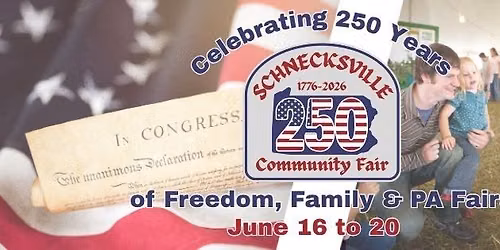 OPENING DAY of the 41st Schnecksville Community Fair