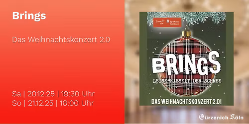 BRINGS \u2013 Das Weihnachtskonzert 2.0