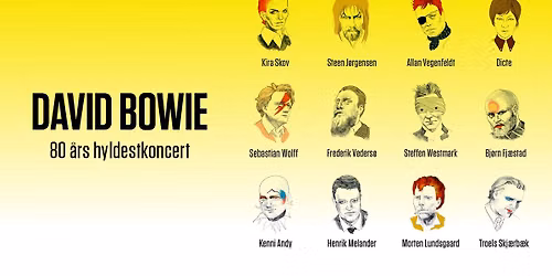 David Bowie \u2013 80 \u00e5rs hyldestkoncert