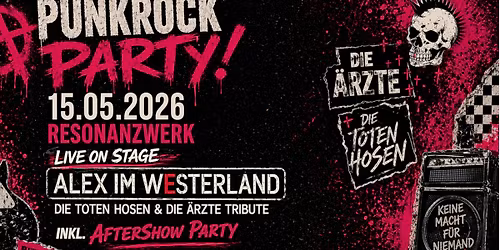 Alex im Westerland  HOSEN\/\u00c4RZTE Tribute + Support: Die Huppie Fluppies