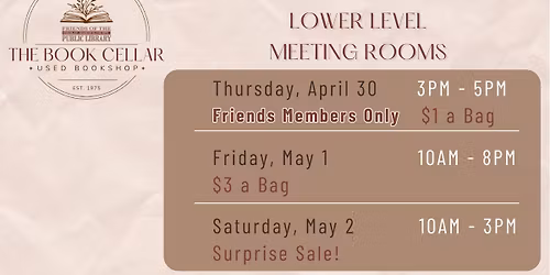  Friends of the Library Book Sale