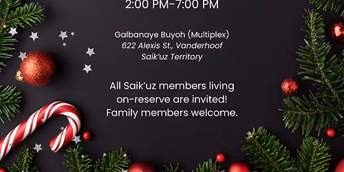Saik'uz First Nation On-Reserve Christmas Party