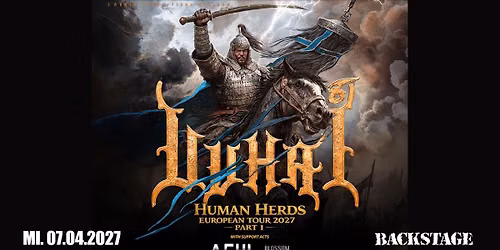 UUHAI - HUMAN HERDS - Europe Tour 2027 | Backstage M\u00fcnchen