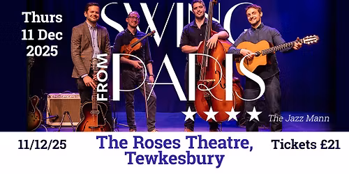 Swing from Paris at The Roses, Tewkesbury | 11 Dec