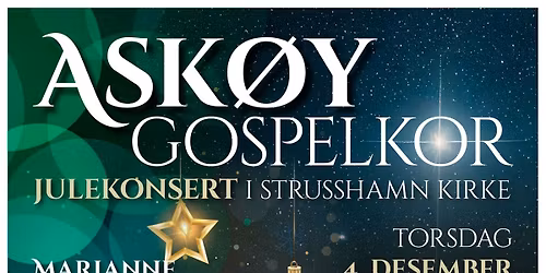 Julekonsert med Marianne Juvik S\u00e6b\u00f8 og Ask\u00f8y gospelkor
