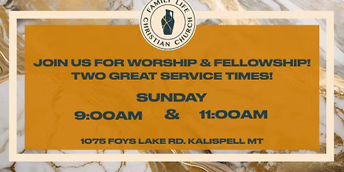 2nd Worship Service at Family Life Christian Church