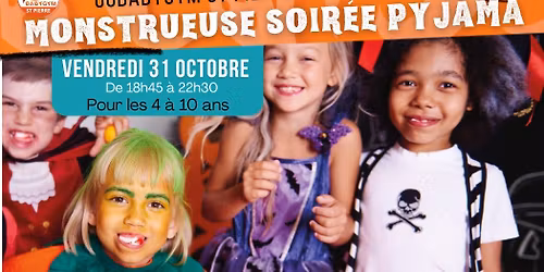 \ud83c\udf83MONSTREUSE SOIR\u00c9E PYJAMA (SP\u00c9CIALE HALLOWEEN)