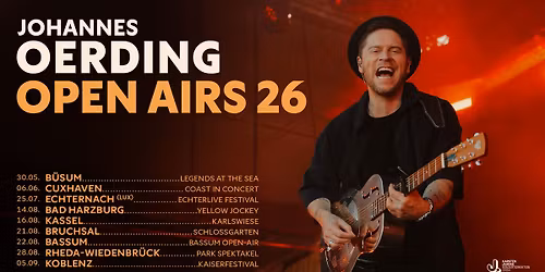 Johannes Oerding | Sommer Open Airs 2026 | Bad Harzburg