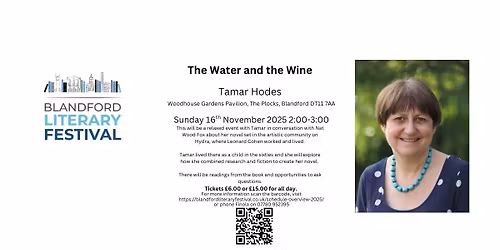 The Water & The Wine - Tamar Hodes in conversation with Nat Wood Fox