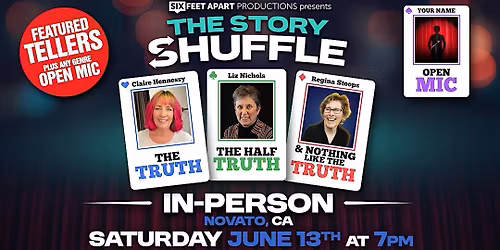 The Story Shuffle Saturday, June 13th, 7:00 PM