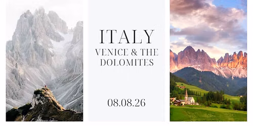 Italy 2026 - Venice & The Dolomites