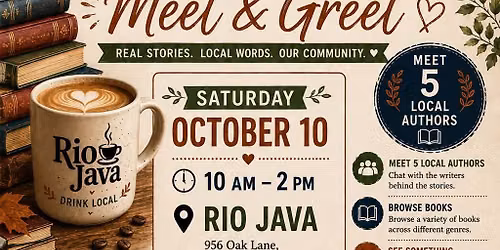 Local Author Meet & Greet Book Signing