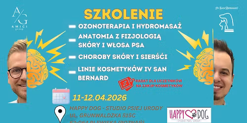 OZONOTERAPIA I HYDROMASA\u017b, LINIE KOSMETYCZNE IV SAN BERNARD, SCHORZENIA SK\u00d3RY I SIER\u015aCI PSA