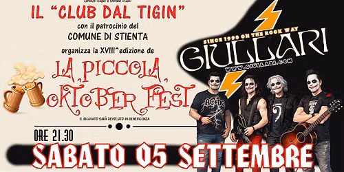 GIULLARI live Piccola OKTOBER FEST - Stienta (RO)