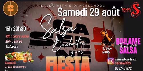 Soir\u00e9e Salsa Bachata y mas \u00e0 la Caserne B