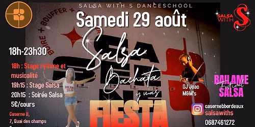 Soir\u00e9e Salsa Bachata y mas \u00e0 la Caserne B