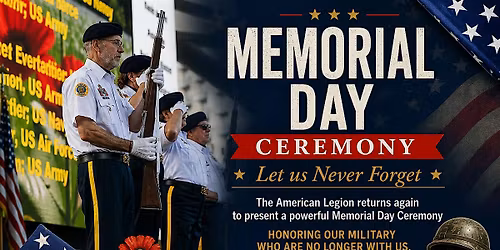 Memorial Day \u201cHonor and Remembrance\u201d Ceremony