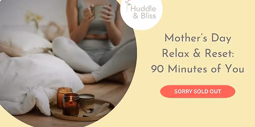 Relax & Reset: 90 Minutes of You (In Person & Virtual)