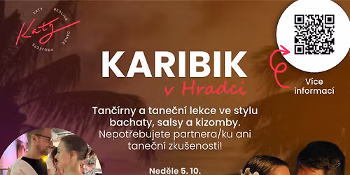 Karibik na N\u00e3plavce | Bachata lekce + tan\u010d\u00edrna