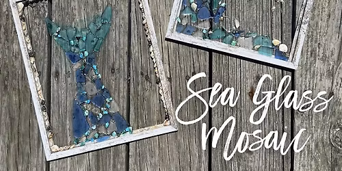 Resin Pour Sea Glass Frame Workshop
