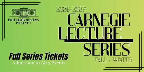 Carnegie Lecture Series: FULL SERIES TICKETS