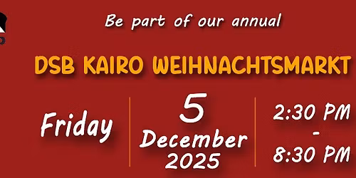 Weihnachtsmarkt an der DSB Kairo