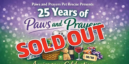 25 Years of Paws and Prayers Celebration 