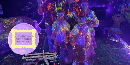 April Staycation UV Splatter Room Experience 11am, 12pm, 1pm 2pm